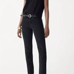 J. Crew Vintage Slim Straight Corduroy Pants - Black Sz 30